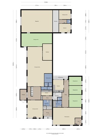 Floorplan - Denestraat 3, 5541 RL Reusel