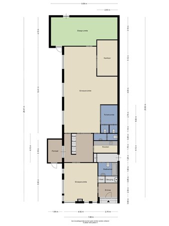 Floorplan - Denestraat 3, 5541 RL Reusel