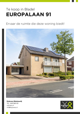 Brochure preview - Europalaan 91, 5531 BG BLADEL (1)