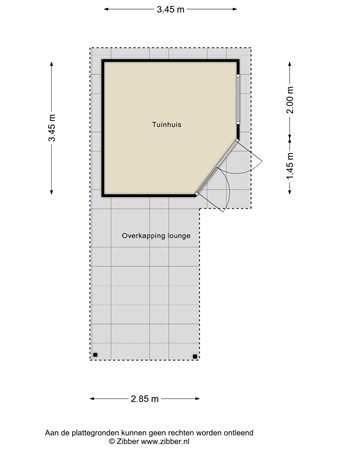 Floorplan - Akkerwinde 48, 5527 KE Hapert