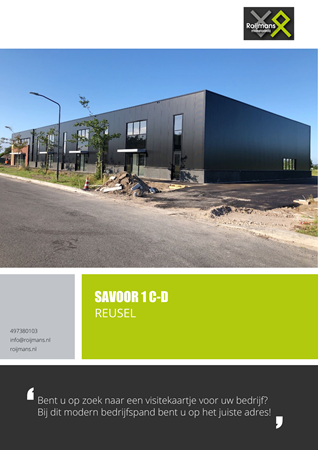 Brochure preview - Savoor 1-C-D, 5541 SK REUSEL (1)