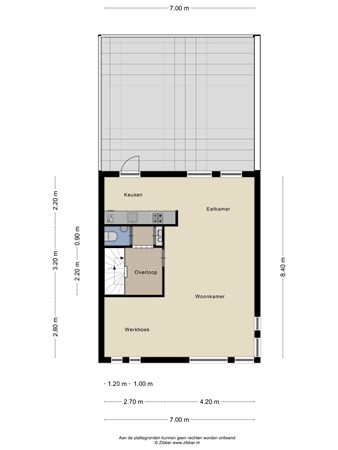 Floorplan - Markt 22A, 5541 EA Reusel