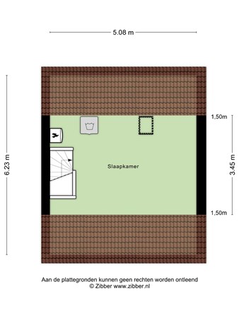 Floorplan - De Rogter 48, 5531 DB Bladel