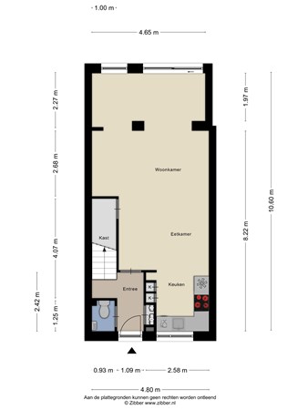 Floorplan - Valeriaan 17, 5531 KE Bladel