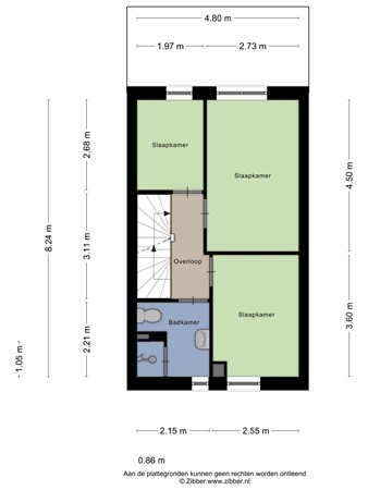 Floorplan - Valeriaan 17, 5531 KE Bladel