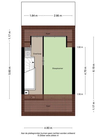 Floorplan - Valeriaan 17, 5531 KE Bladel