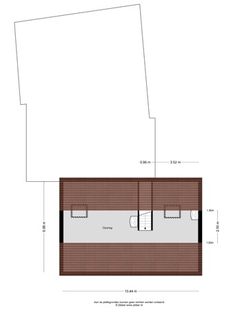 Floorplan - Oude Provincialeweg 68, 5527 BR Hapert