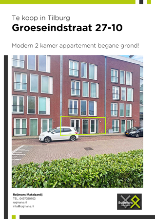 Brochure preview - Groeseindstraat 27-10, 5014 LT TILBURG (1)
