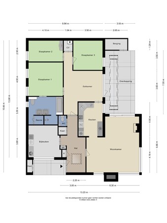 Floorplan - Veilig Oord 13, 5531 XA Bladel
