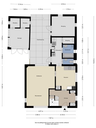 Floorplan - Draaiboom 14, 5094 CC Lage Mierde