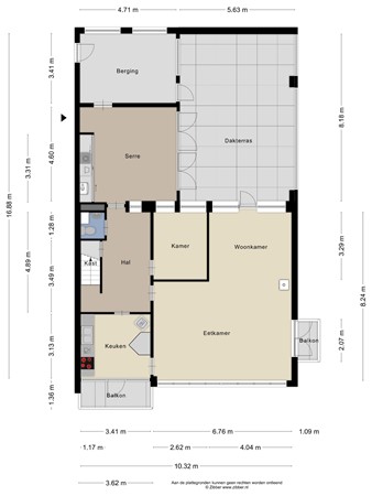Floorplan - Markt 8, 5541 EA Reusel