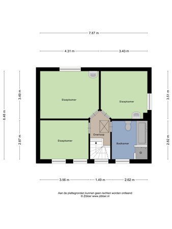 Floorplan - Beatrixlaan 6, 5531 HB Bladel