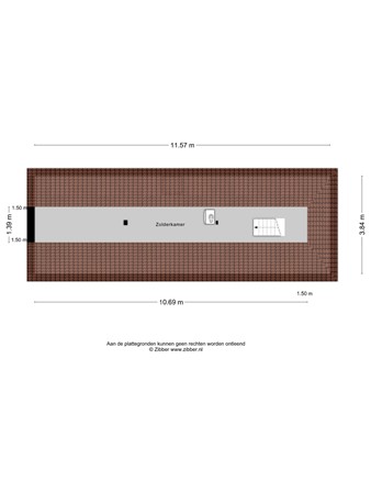Floorplan - Oranjestraat 40C, 5091 BM Oost-, West- en Middelbeers