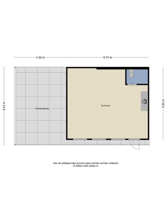Floorplan - Oranjestraat 40C, 5091 BM Oost-, West- en Middelbeers