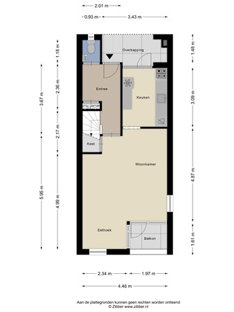 Floorplan - Lensheuvel 1H, 5541 BA Reusel
