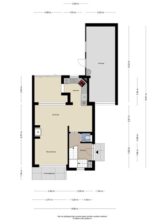 Floorplan - Molenstraat 22, 5527 GB Hapert