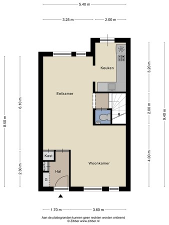 Floorplan - Distel 30, 5527 KC Hapert