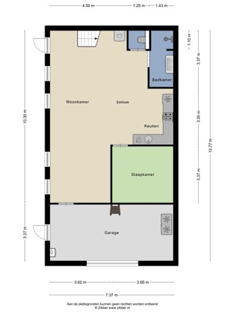 Floorplan - Donk 8, 5512 NK Vessem