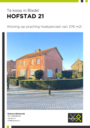 Brochure preview - Hofstad 21, 5531 GB BLADEL (1)