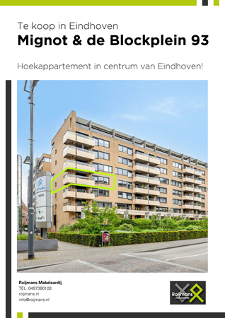 Brochure preview - Mignot En De Blockplein 93, 5611 CG EINDHOVEN (1)