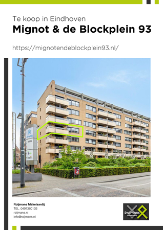 Brochure preview - Mignot En De Blockplein 93, 5611 CG EINDHOVEN (1)