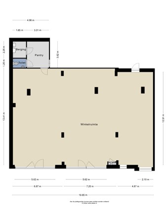 Floorplan - Kerkstraat 22, 5527 EG Hapert