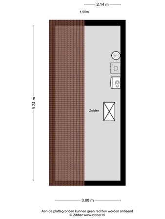 Floorplan - Haagwinde 14, 5531 KG Bladel
