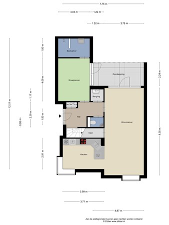 Floorplan - Amalialaan 27, 5531 JJ Bladel