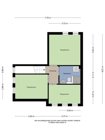 Floorplan - Amalialaan 27, 5531 JJ Bladel