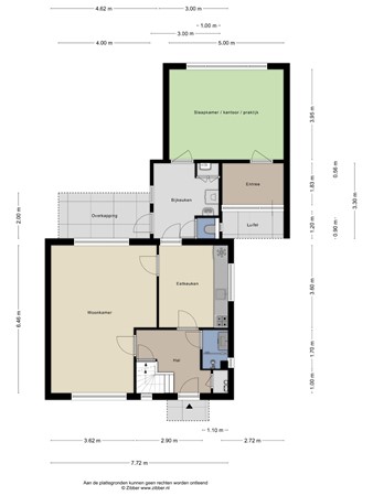 Floorplan - Sportparkstraat 12, 5531 AP Bladel