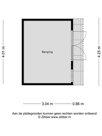 Floorplan - Kerkeneind 30, 5529 AC Casteren