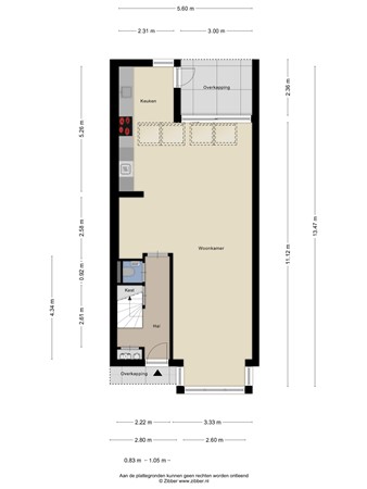 Floorplan - Ericastraat 27, 5531 CJ Bladel