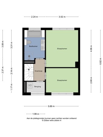 Floorplan - Ericastraat 27, 5531 CJ Bladel