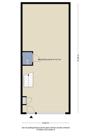 Floorplan - Hallenstraat 5J, 5531 AB Bladel
