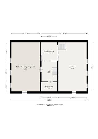 Floorplan - Jan Smuldersstraat 37A, 5512 AW Vessem