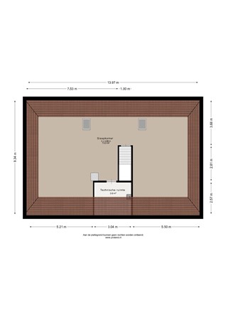 Floorplan - Jan Smuldersstraat 37A, 5512 AW Vessem