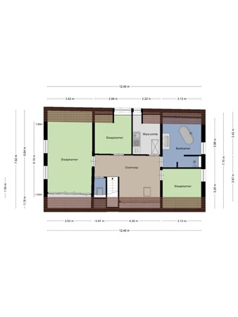 Floorplan - Helleneind 6, 5531 BV Bladel