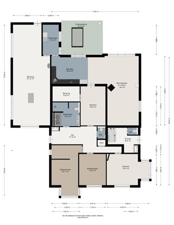 Floorplan - Draaiboom 51, 5094 CB Lage Mierde