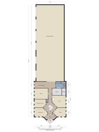 Floorplan - Industrieweg 7, 5091 BG Oost-, West- en Middelbeers