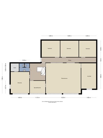 Floorplan - Industrieweg 7, 5531 AD Bladel