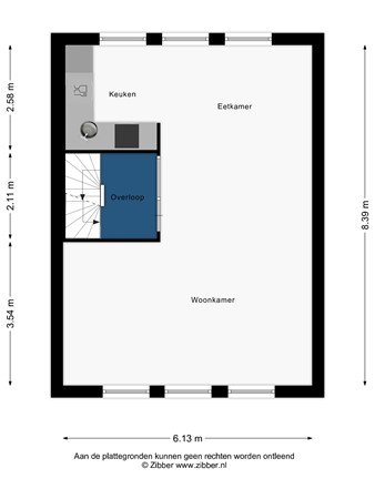 Floorplan - Gerda Brautigamsingel 92, 2331 SP Leiden