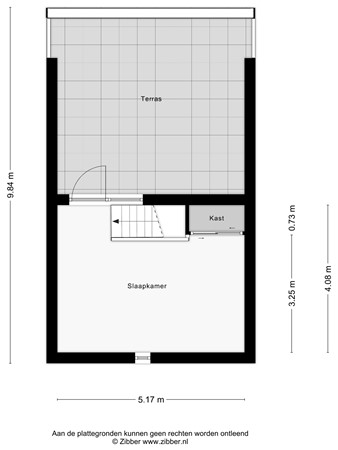 Floorplan - Guurtje Riemenshof 22, 2331 SH Leiden
