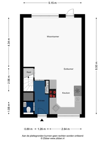 Floorplan - Rie Cramerlaan 15, 2331 LA Leiden