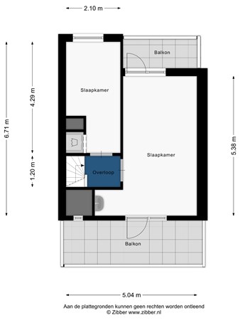 Floorplan - Rie Cramerlaan 15, 2331 LA Leiden