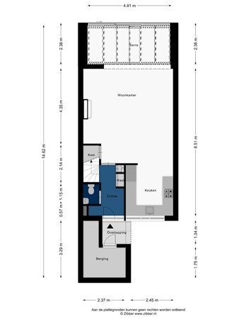 Floorplan - Truus van Lierpad 10, 2331 GL Leiden