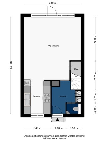 Floorplan - Esther de Boer-van Rijkstraat 33, 2331 HH Leiden