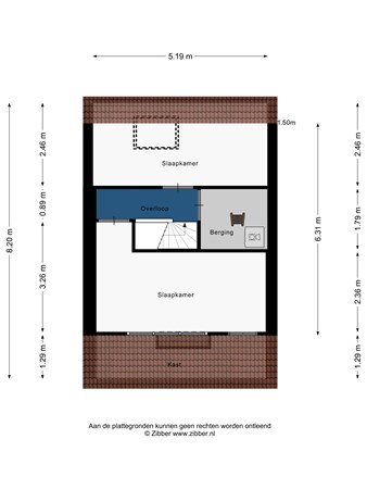 Floorplan - Heintje Davidsweg 11, 2331 KM Leiden