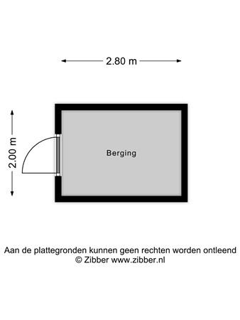 Floorplan - Annie van Eesstraat 11, 2331 JR Leiden