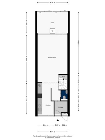 Floorplan - Beukenrode 48, 2317 BH Leiden