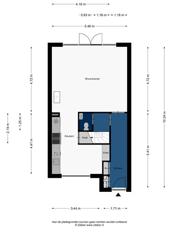 Floorplan - Magda de Haasstraat 5, 2331 BK Leiden
